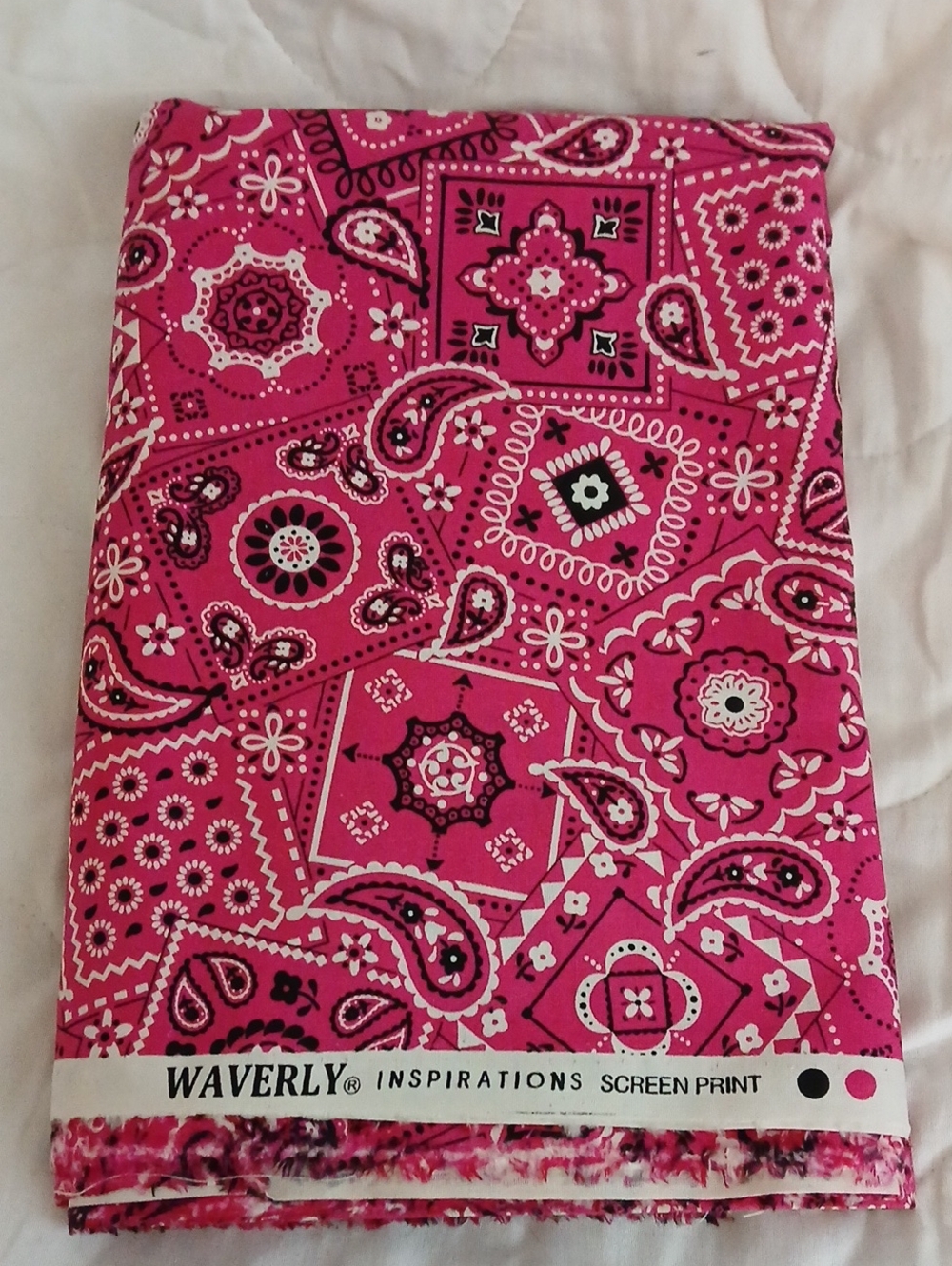 3 Yards Bandana Fabric Waverly Inspirations Paisley Print